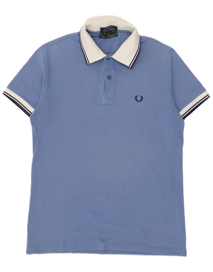 Fred Perry muška polo majica srednje plave boje, pamuk
