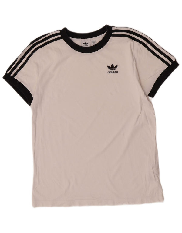 Adidas ženska majica kratkih rukava s grafičkim motivima UK 6 XS Bijela boja