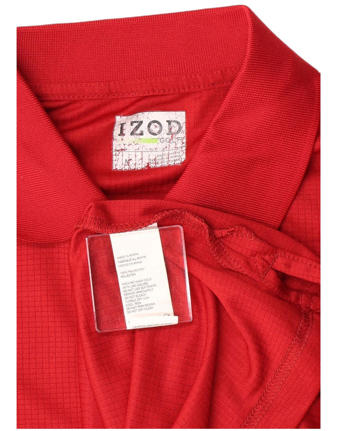 Izod muška polo majica za golf srednje crvene boje od poliestera
