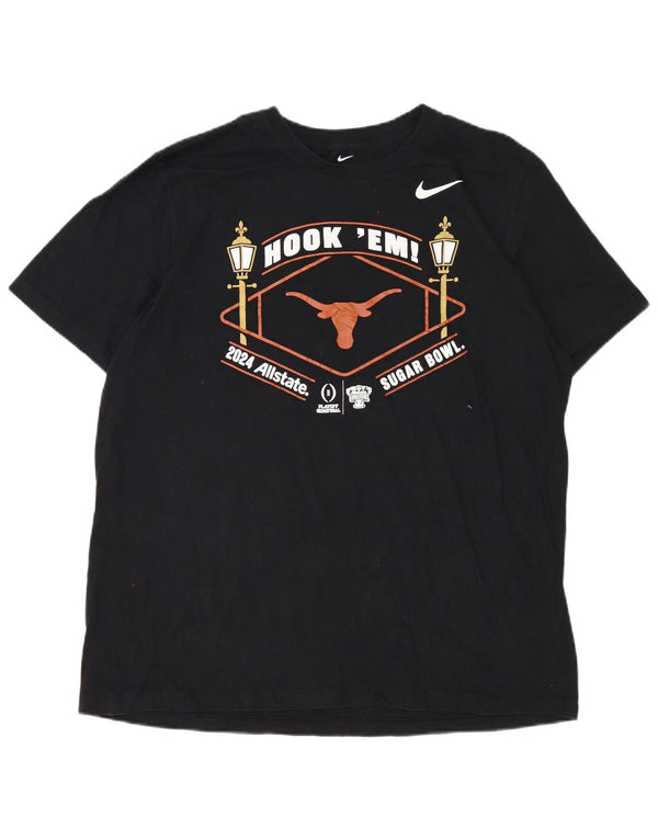 Nike muška majica kratkih rukava s grafičkim motivima XL, crni pamuk