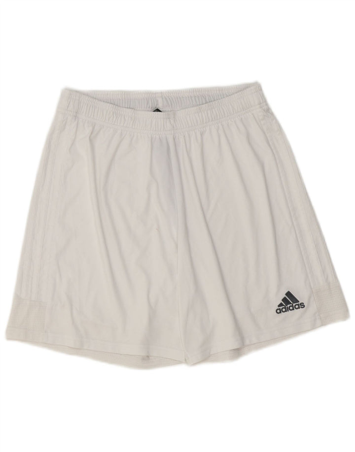 Adidas muške sportske kratke hlače Aeroready, veliki bijeli poliester