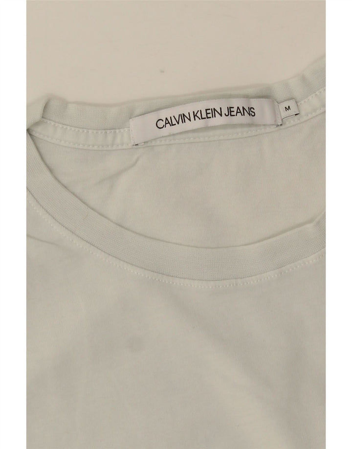 CALVIN KLEIN JEANS Muška majica kratkih rukava srednje bijele boje