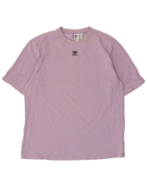 Adidas ženska majica kratkih rukava UK 10 Small Purple Cotton