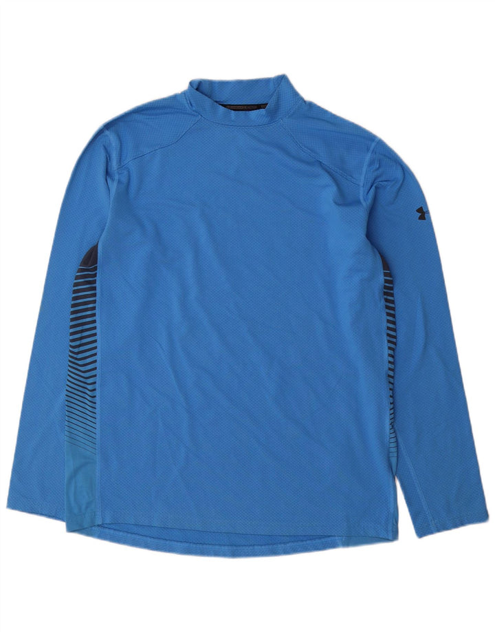 Muška majica Under Armour dugih rukava, veliki plavi poliester