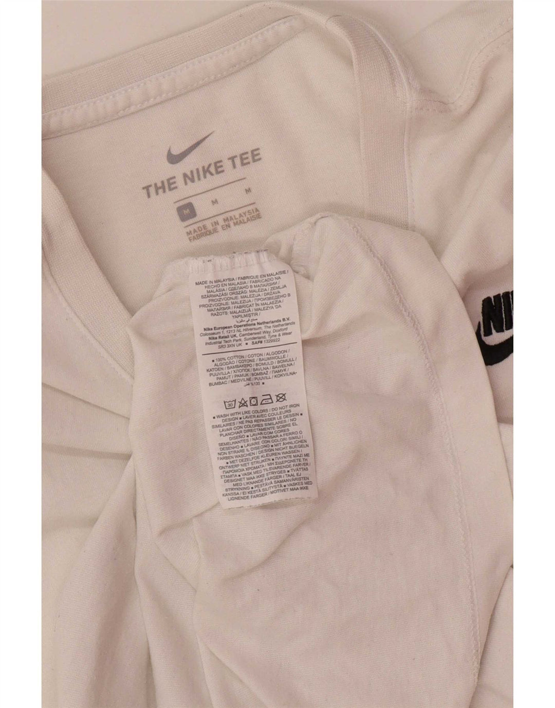 Nike muška majica kratkih rukava Srednje bijeli pamuk