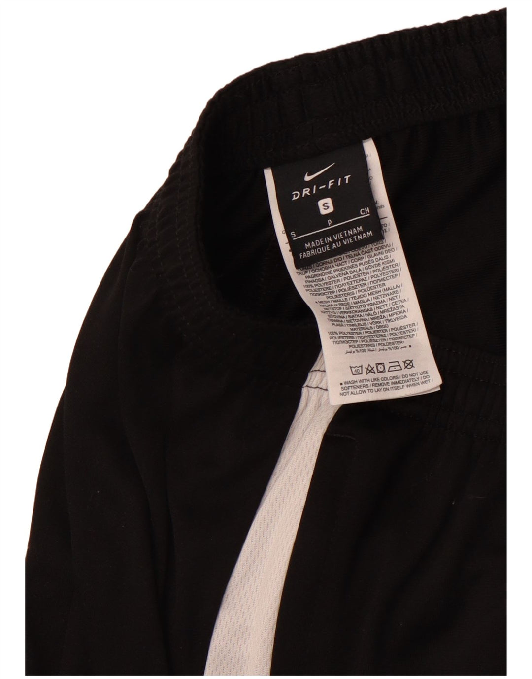 NIKE muške Dri Fit hlače za trenirku male crne poliesterske boje