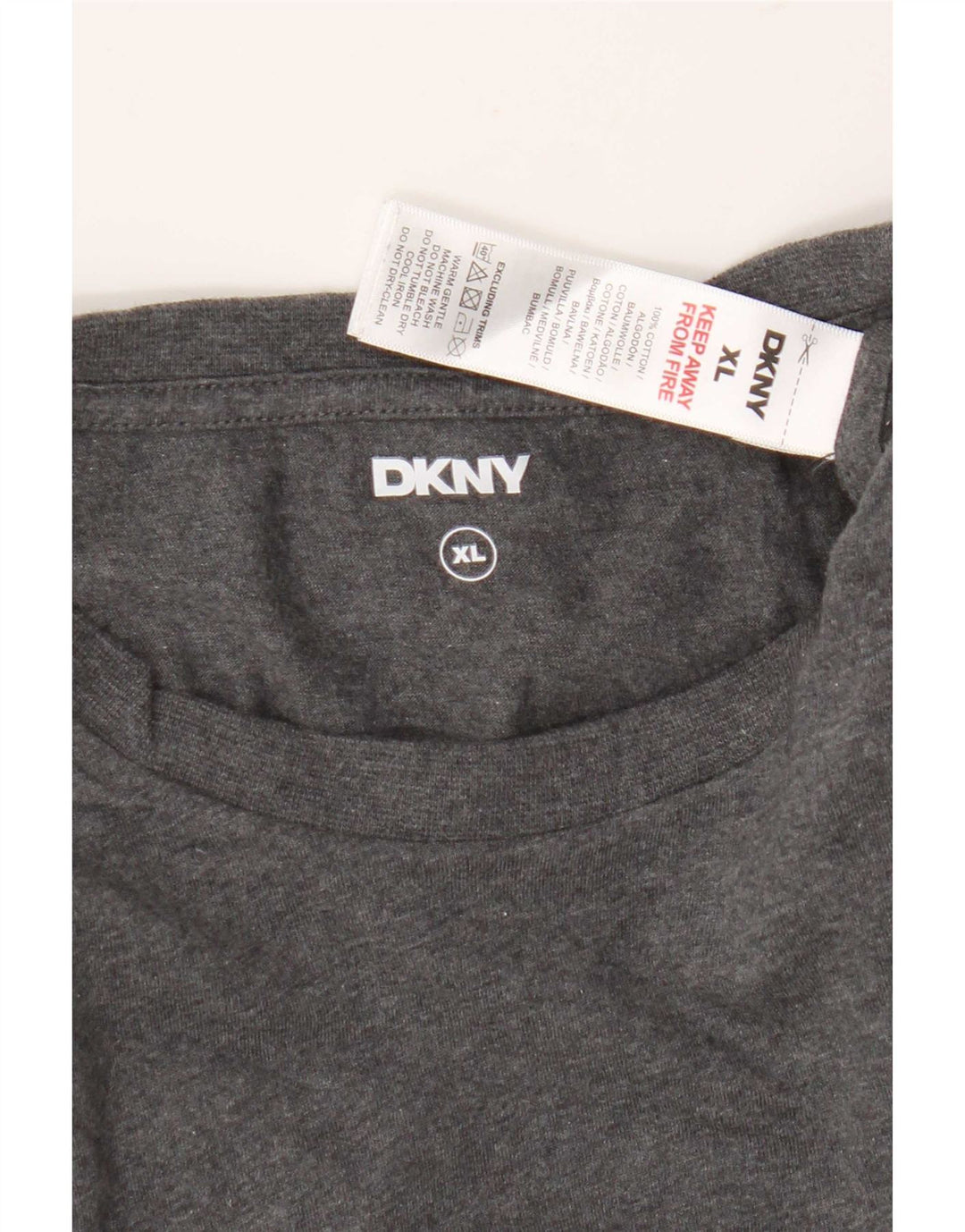 Dkny muška majica XL sivi pamuk