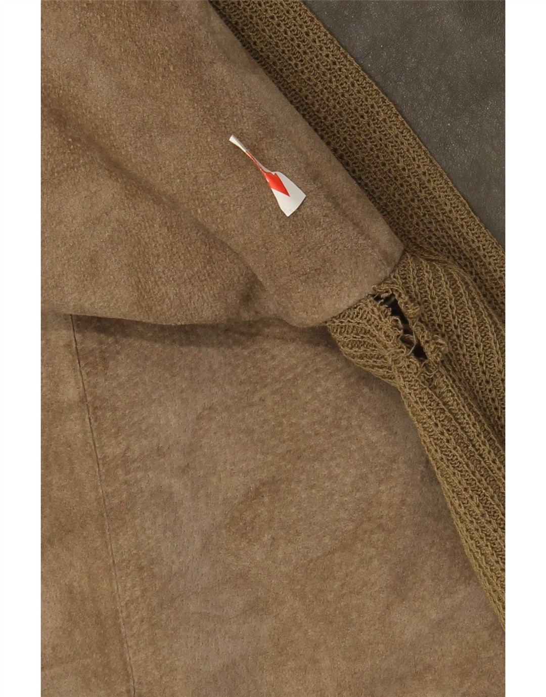 Vintage muška bomber jakna od brušene kože UK 38, srednja kaki koža u blok boji