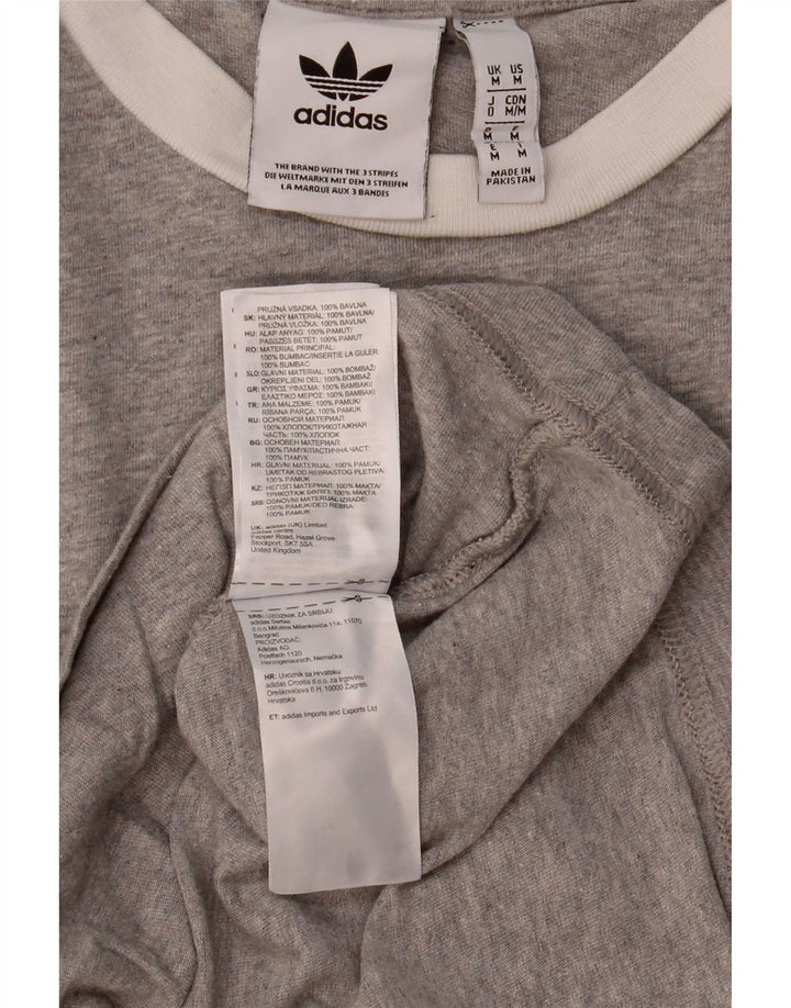 Adidas muška majica kratkih rukava Srednje sivi pamuk