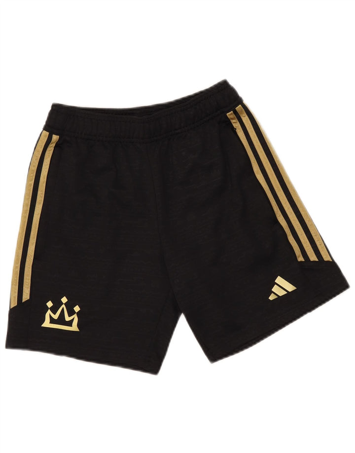 Adidas kratke sportske hlače za dječake 11-12 godina, crni poliester