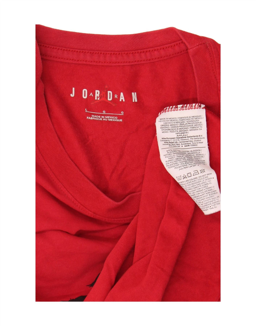 Jordan muška majica kratkih rukava Veliki crveni pamuk