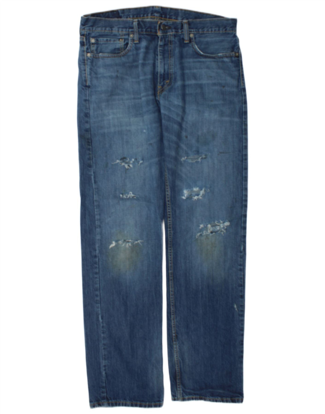 Levi's muške 511 uske traperice s oštećenjem W34 L34 plavi pamuk
