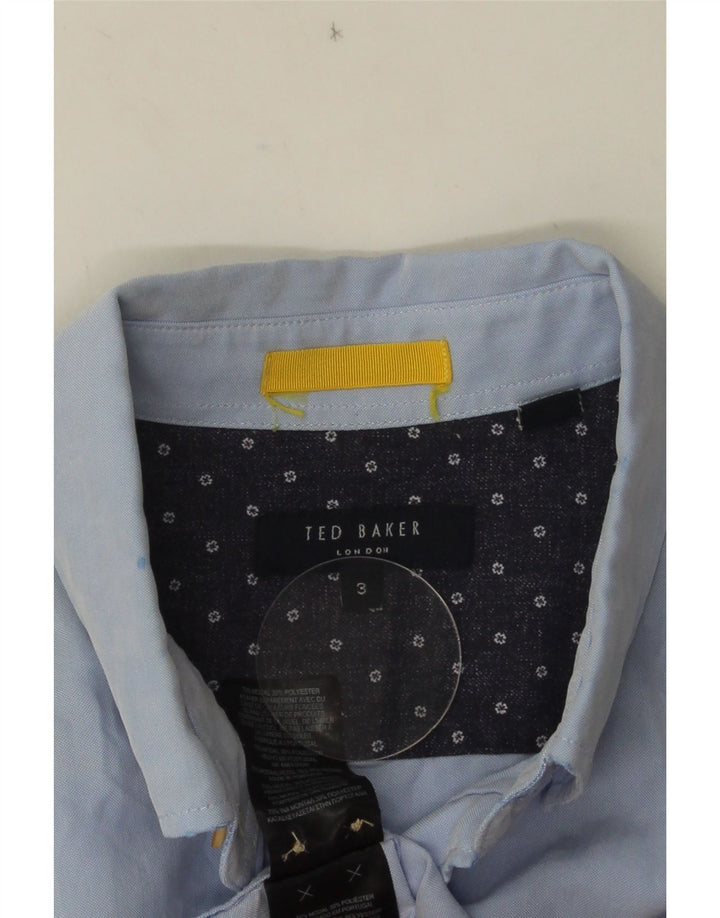 Ted Baker muška košulja kratkih rukava veličina 3 srednje plavi modal