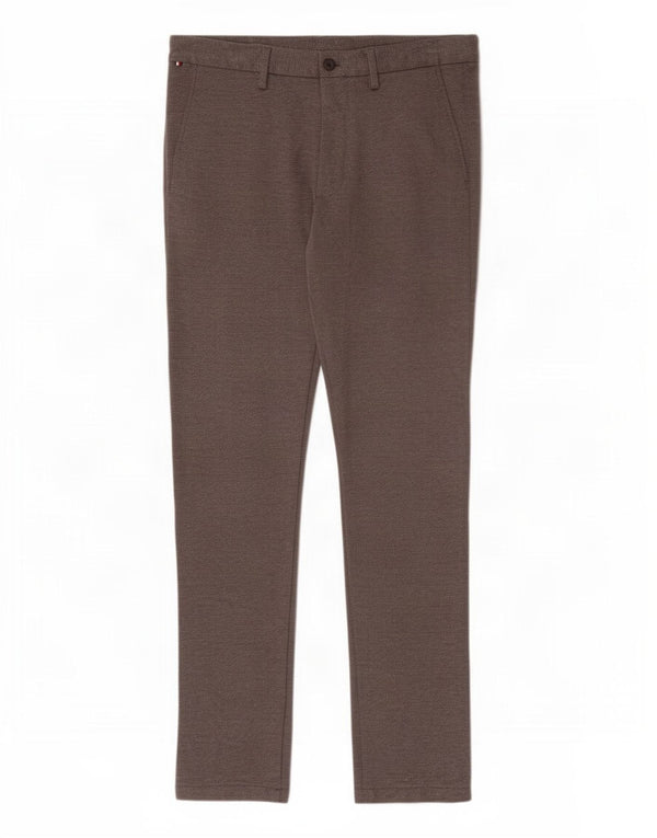 Tommy Hilfiger Muške uske chino hlače W30 L30 Siva viskoza