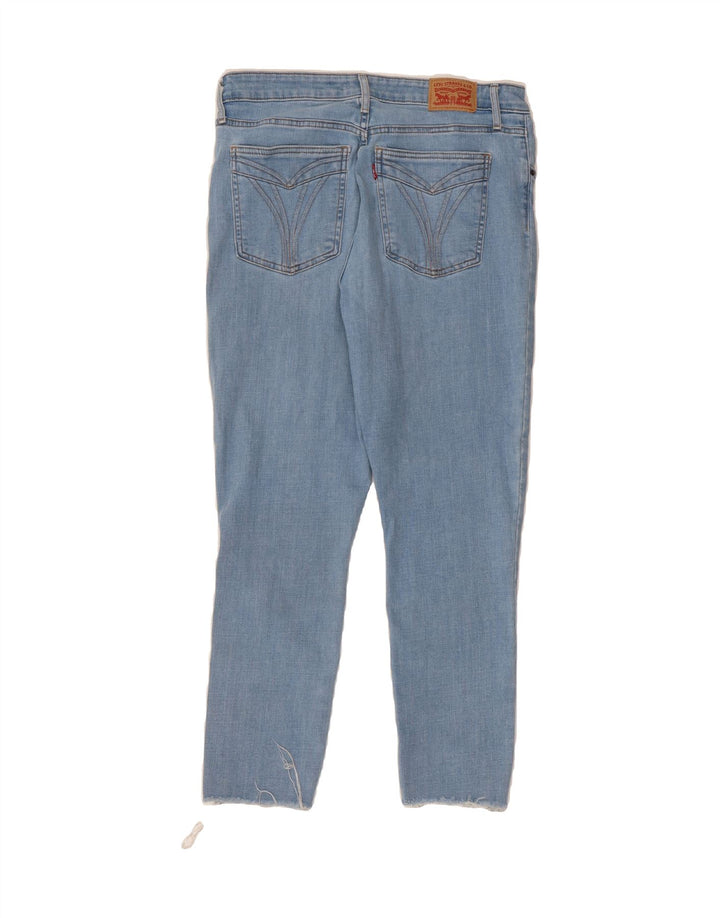 LEVI'S Womens Crop Slim Jeans W33 L26 Blue Cotton Vintage Levi's and Second-Hand Levi's from Messina Hembry 