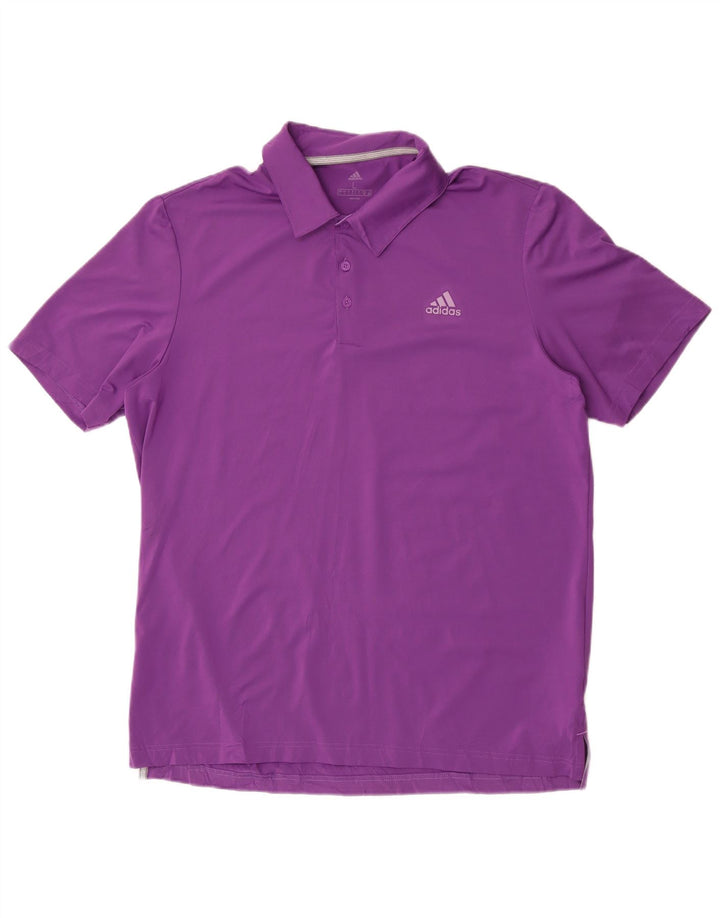 Adidas muška polo majica velika ljubičasta poliester