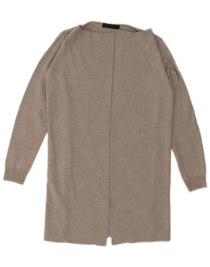 Marks & Spencer ženski otvoreni kardigan pulover UK 10 Small Gray