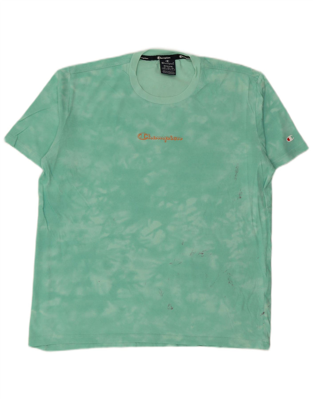 CHAMPION Muška majica kratkih rukava Medium Green Tie Dye