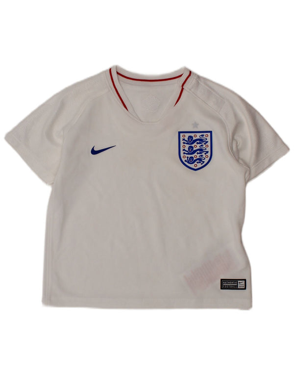 NIKE Baby Boys England T-Shirt Top 12-18 mjeseci bijeli poliester