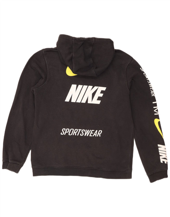 Nike muška majica s kapuljačom srednje veličine, crni pamuk