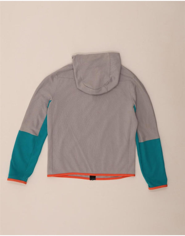 Nike Boys Standardni pulover s kapuljačom i patentnim zatvaračem 13-14 godina XL u sivoj boji