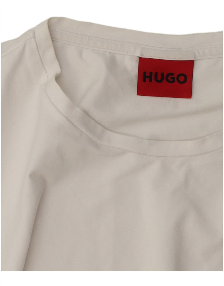 Muška majica kratkih rukava Hugo Boss XL Bijela