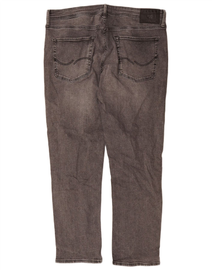 Jack & Jones Muške uske traperice W38 L32 Sivi pamuk
