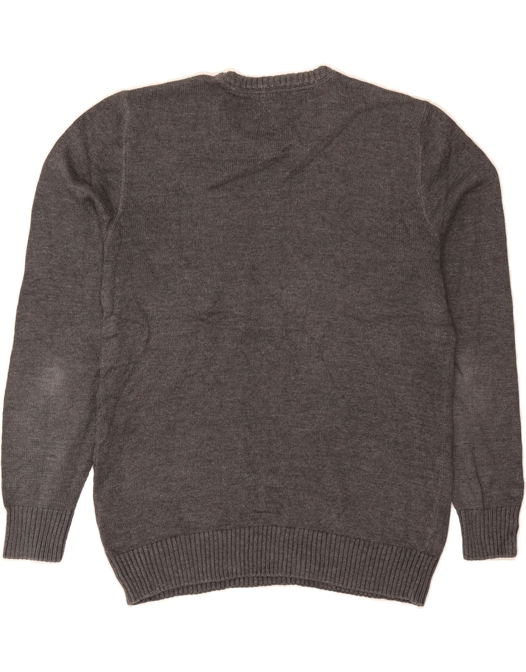 CREW CLOTHING Mens Crew Neck Jumper Sweater Medium Grey Cotton Vintage Crew Clothing and Second-Hand Crew Clothing from Messina Hembry 