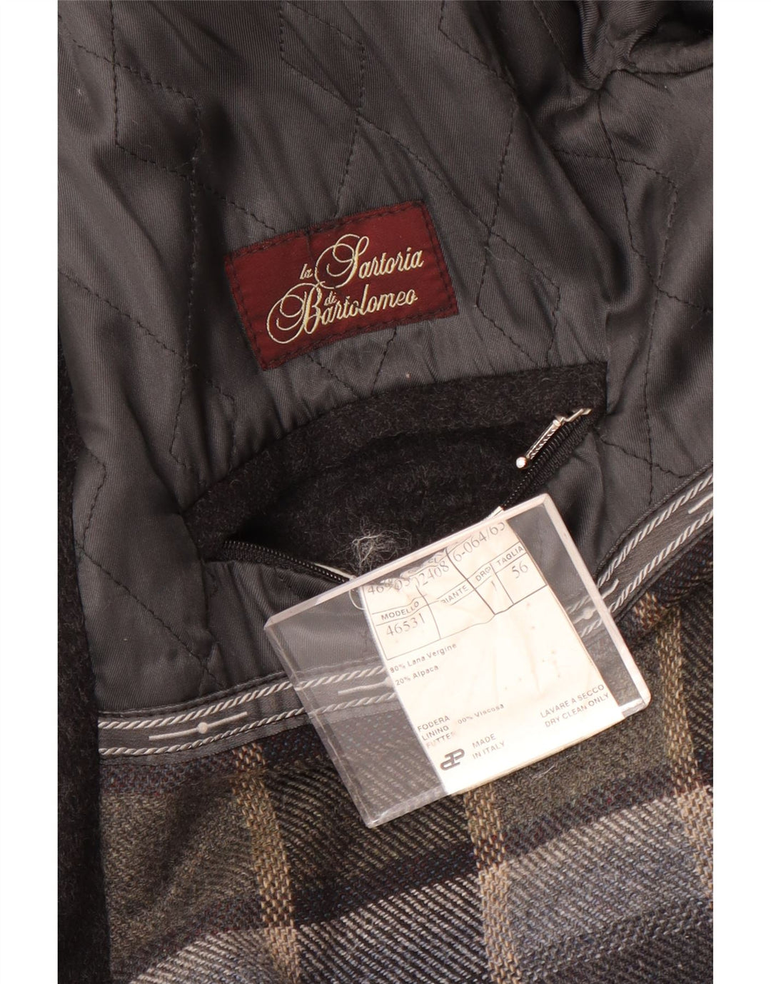 Moessmer muški kaput IT 56 3XL siva vuna