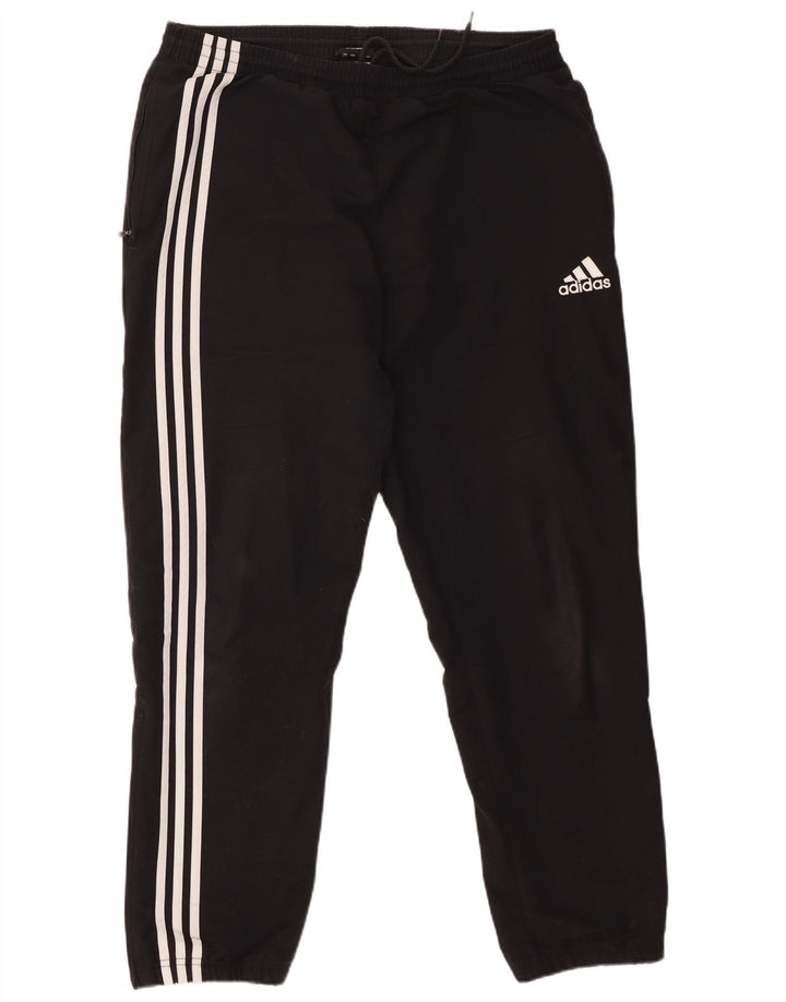 Adidas muške trenirke hlače Joggers UK 40/42 srednje crni poliester