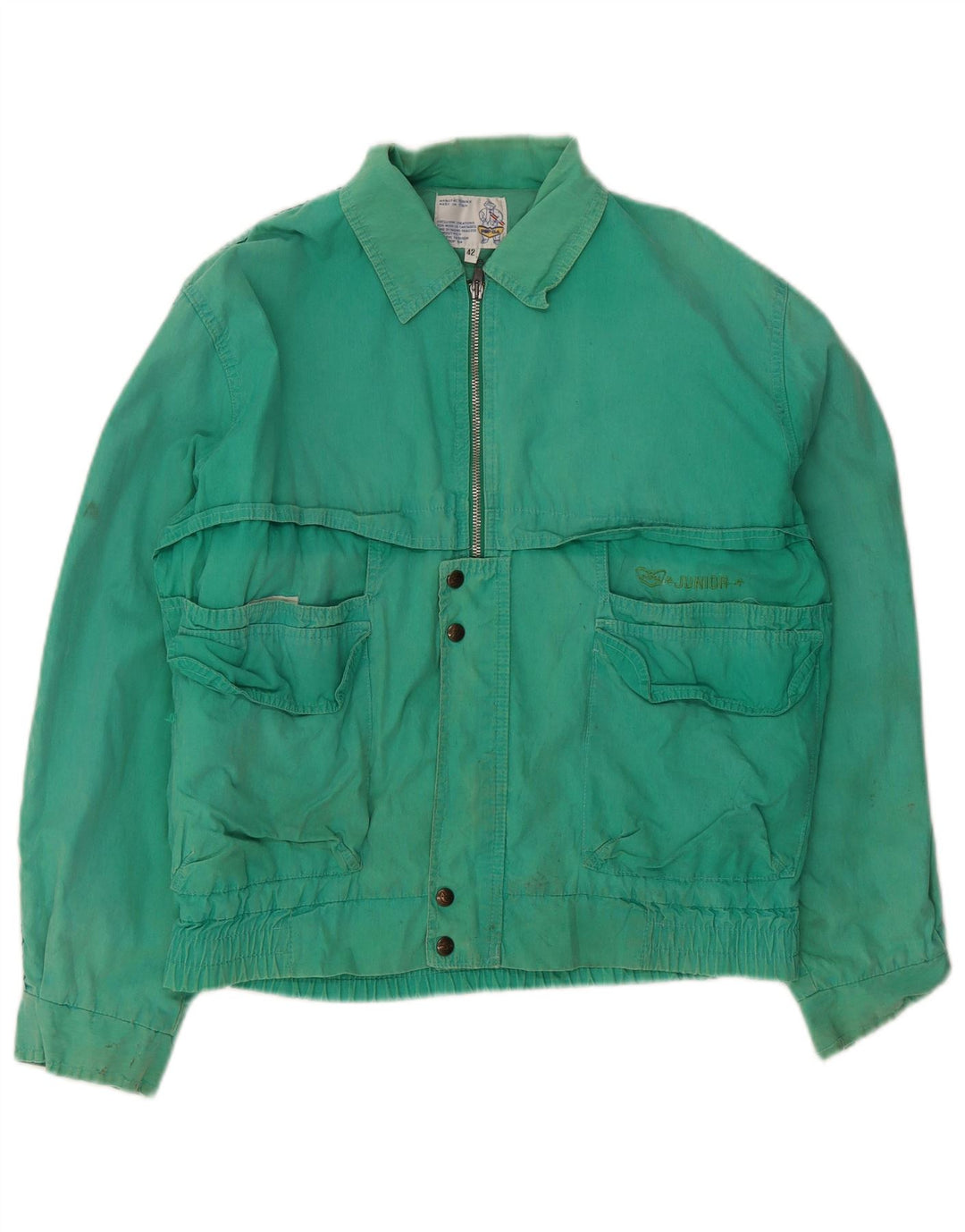 POP 84 muška bomber jakna IT 42 XL zeleni pamuk