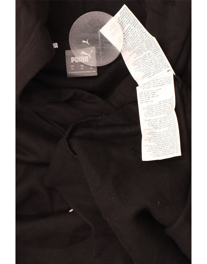 PUMA Ženska majica s kapuljačom s kapuljačom UK 14 Srednje crni pamuk