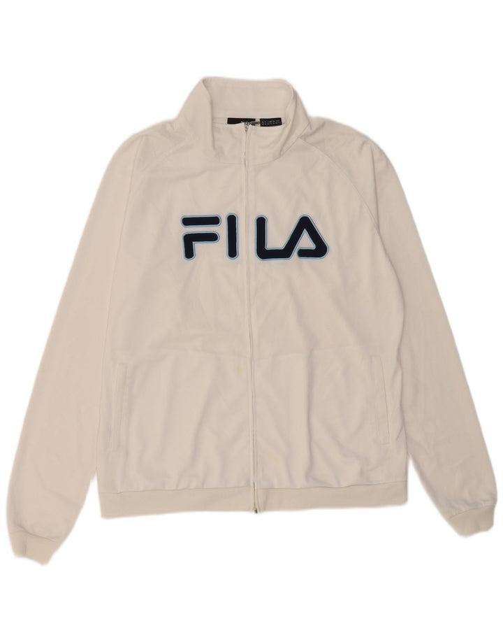 Fila ženska gornja jakna trenirke UK 16 velika bijela