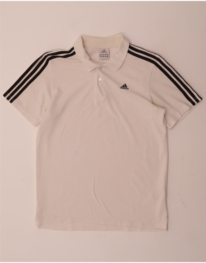 ADIDAS muška polo majica Srednje bijeli pamuk