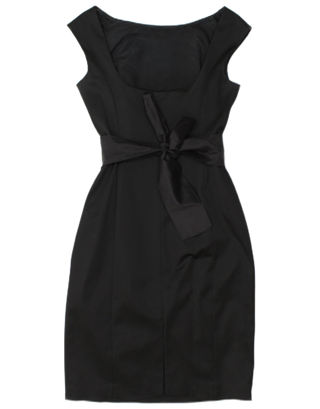 COAST Ženska plašt haljina bez rukava UK 12 Srednji crni acetat