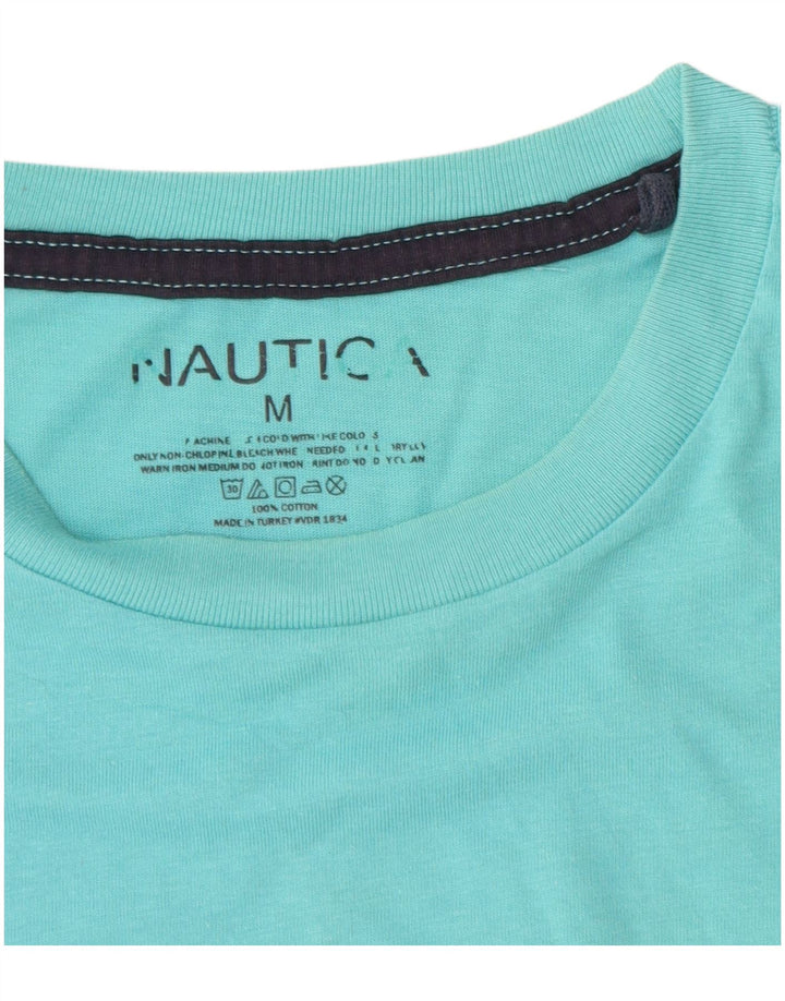 Nautica gornji dio srednje tirkizne majice kratkih rukava s grafičkim motivima