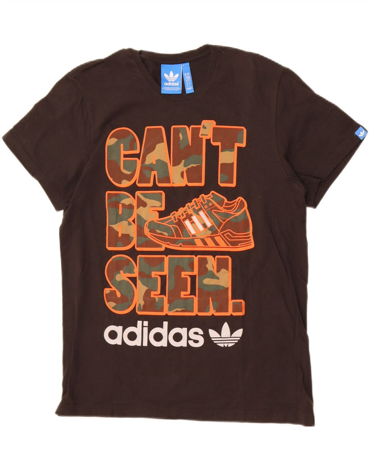 Adidas muška majica s grafičkim motivima srednje crna