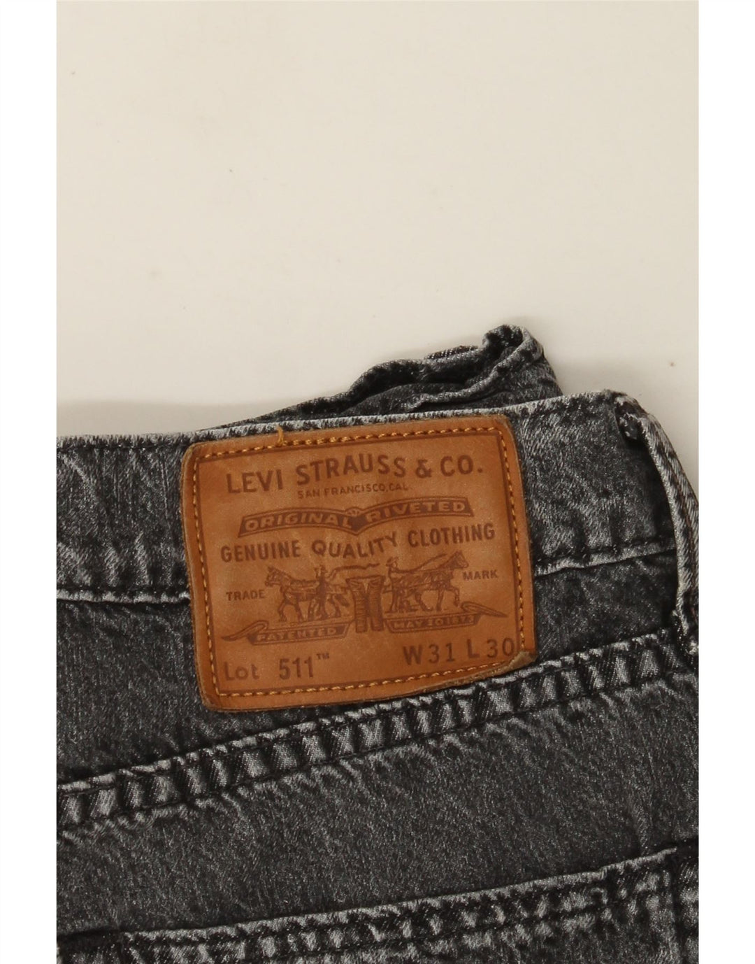 Levi's muške 511 uske traperice W31 L30 sivi pamuk