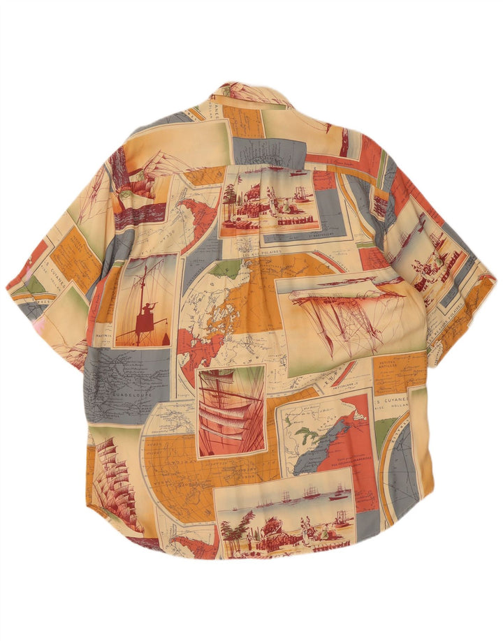 NAVIGARE muška košulja kratkih rukava Veliki raznobojni patchwork