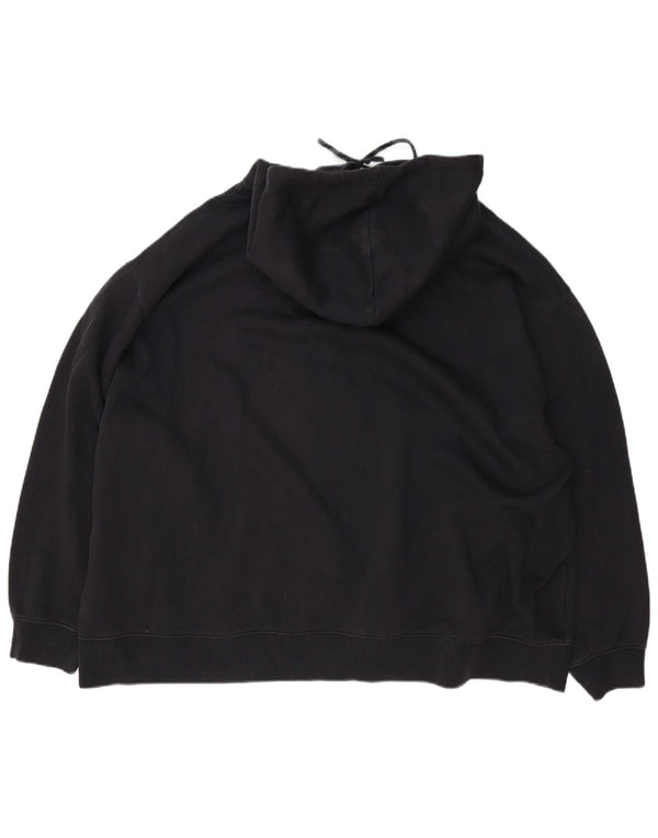 Nike muška majica s kapuljačom širokog kroja 3XL, crni pamuk