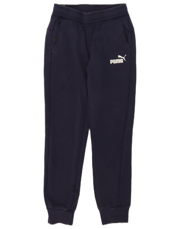 Puma Ženska trenirka Hlače Joggers UK 8 Male tamnoplave pamučne hlače