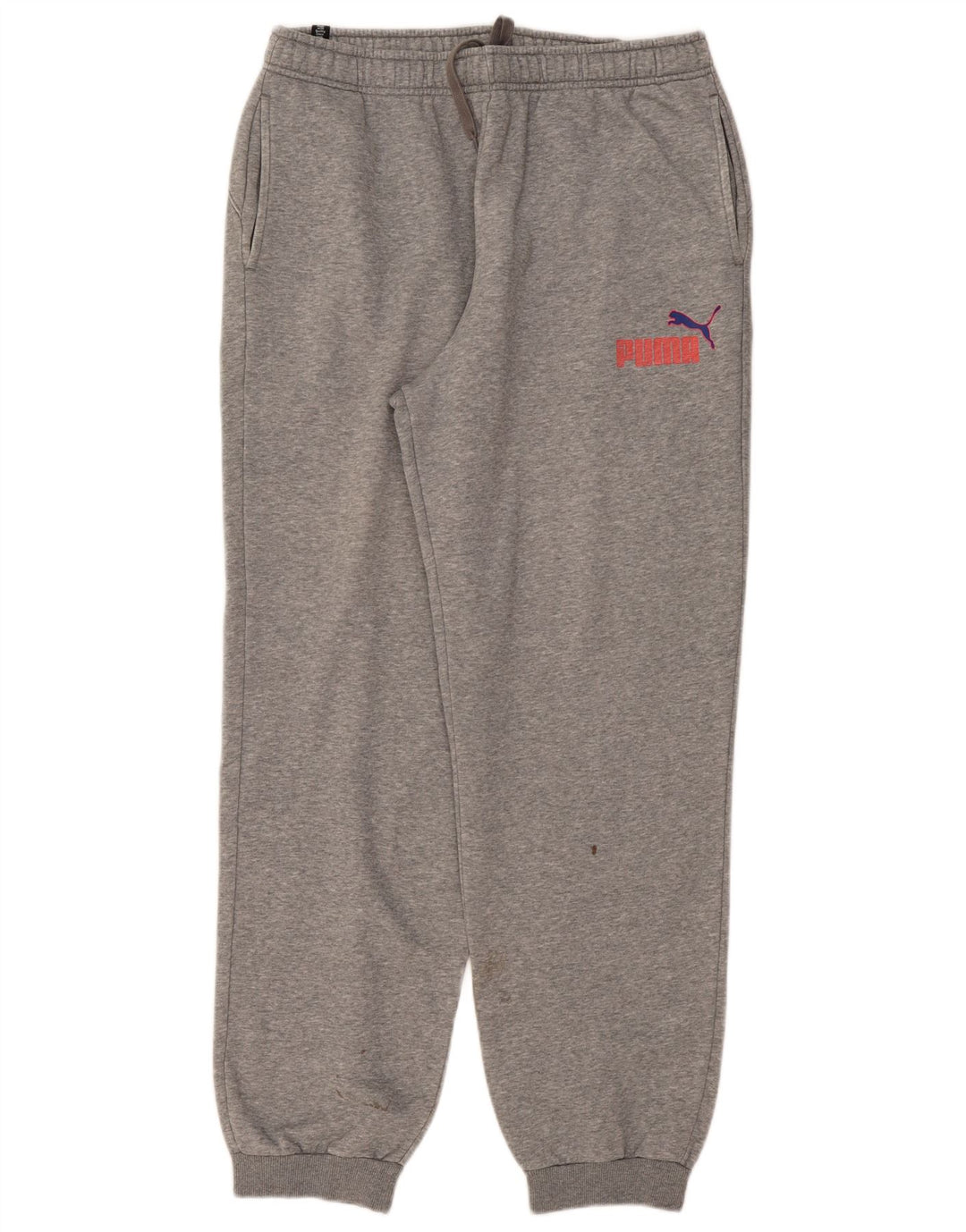 Puma muške trenirke Hlače Joggers XL sivi flekasti pamuk