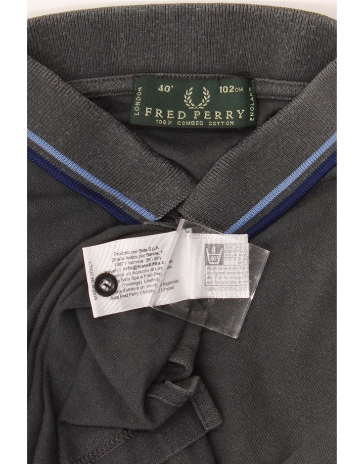 FRED PERRY Muška polo majica srednje crne pamučne boje