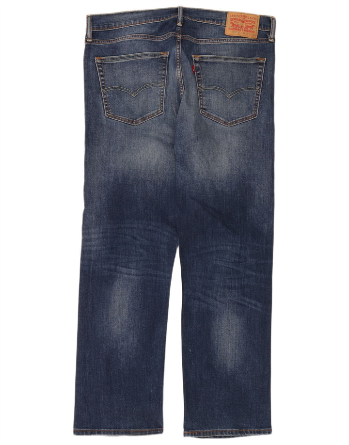 Levi's muške 504 ravne traperice W36 L30 plavi pamuk