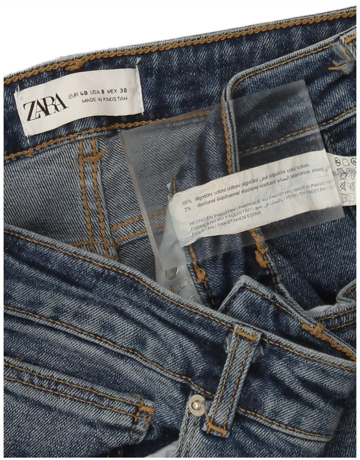 Ženske traperice Zara Bootcut EU 40 srednje W30 L34 plavi pamuk