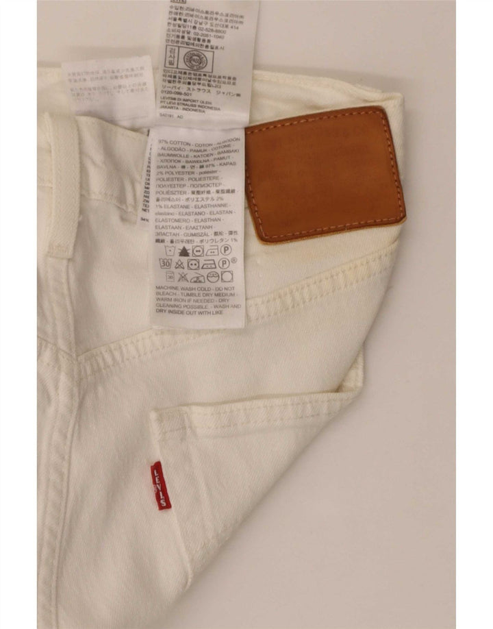 Levi's muške ravne traperice W29 L28 bijeli pamuk