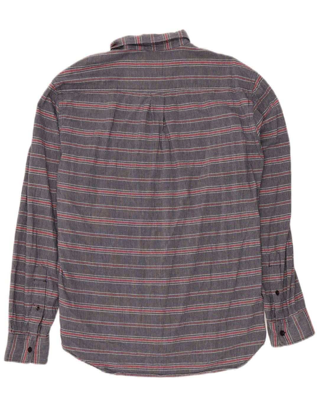 DOCKERS Muška košulja srednje veličine, tamnoplavi pamuk na pruge