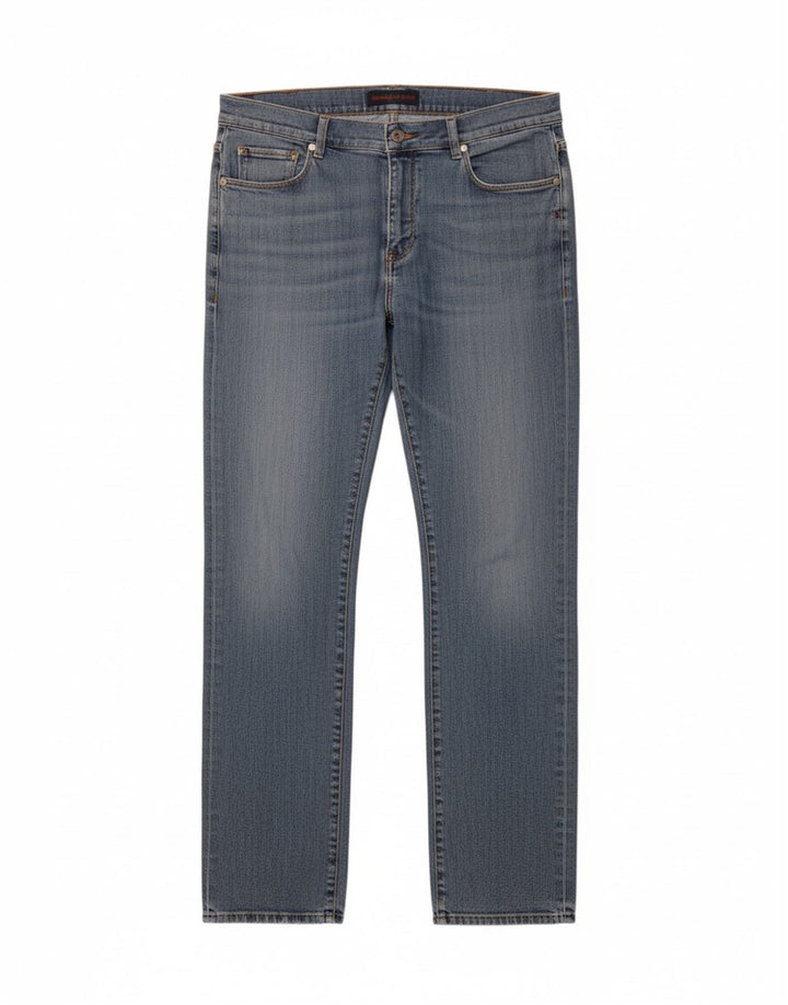 TRUSSARDI Mens Straight Jeans W36 L36 Blue
