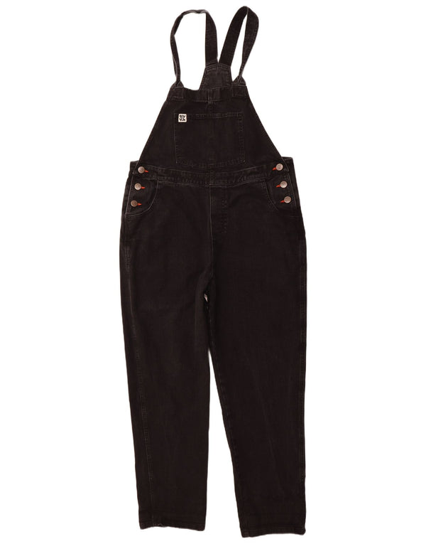 LUCY & YAK Ženske traperice Dungarees UK 14 Large W38 L28 Crni pamuk