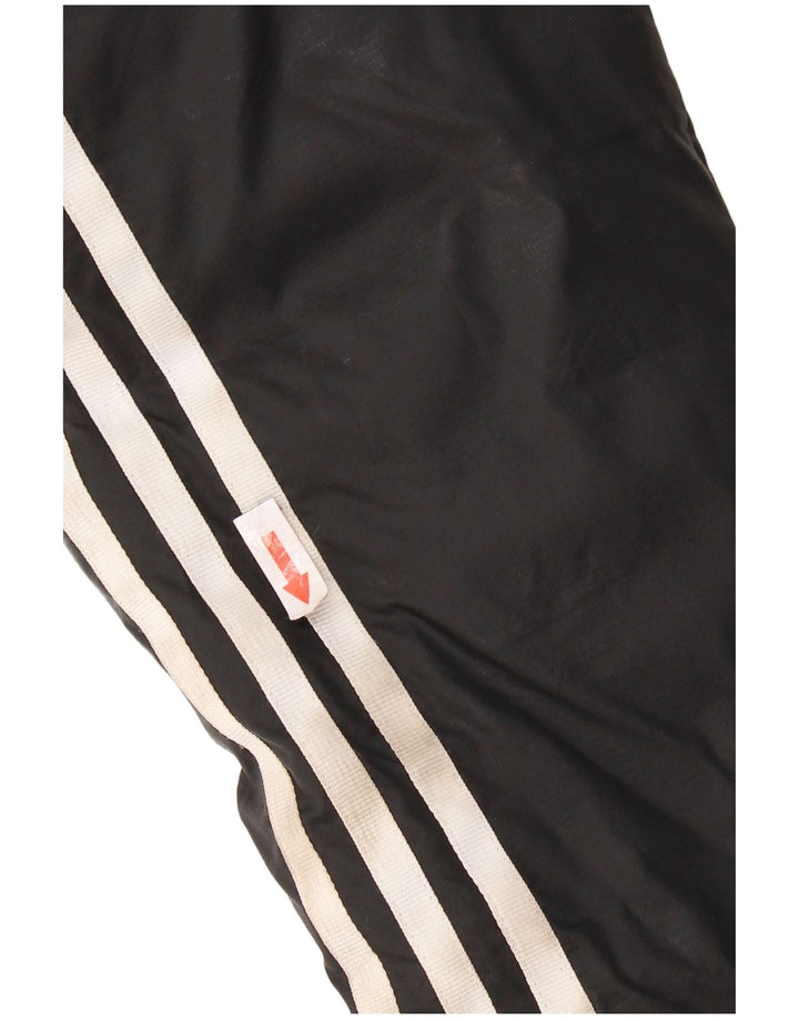 Adidas ženska podstavljena jakna s kapuljačom UK 8 Mala crna najlonska